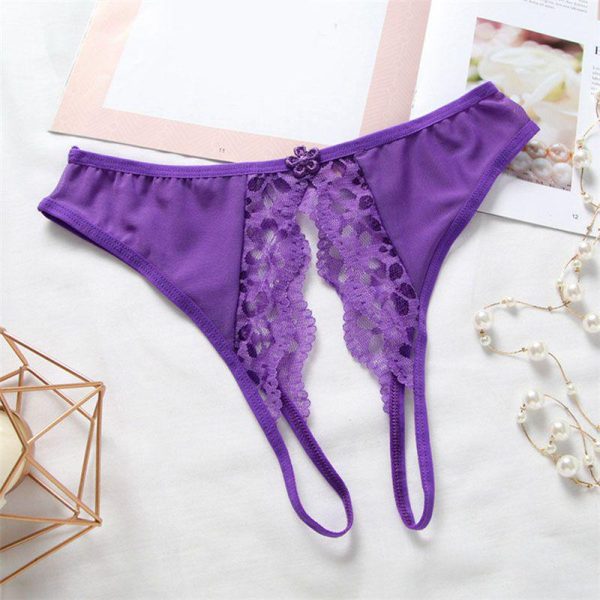 Sexy Penty Women Lace Flowers - Image 5