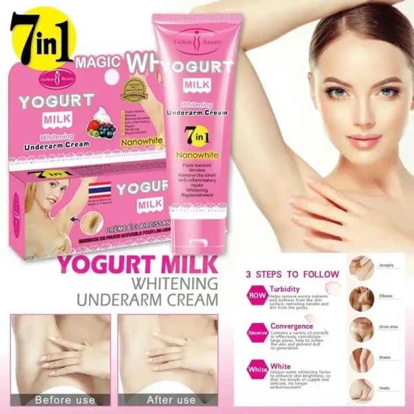 Magic White Yogurt Milk Whitening Underarm Cream