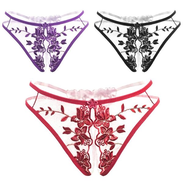 3pcs/set Women Thongs G Strings Sexy Panties